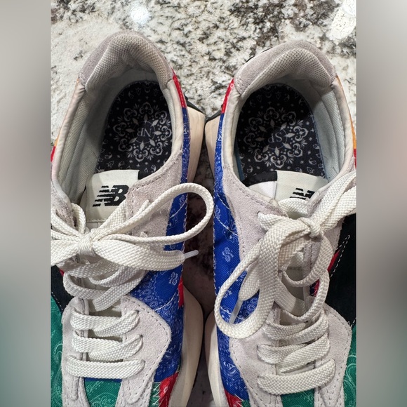 RARE New Balance 327 Shoe Palace Unity Pack Patchwork Bandana Size 7 Men’s - Picture 3 of 9